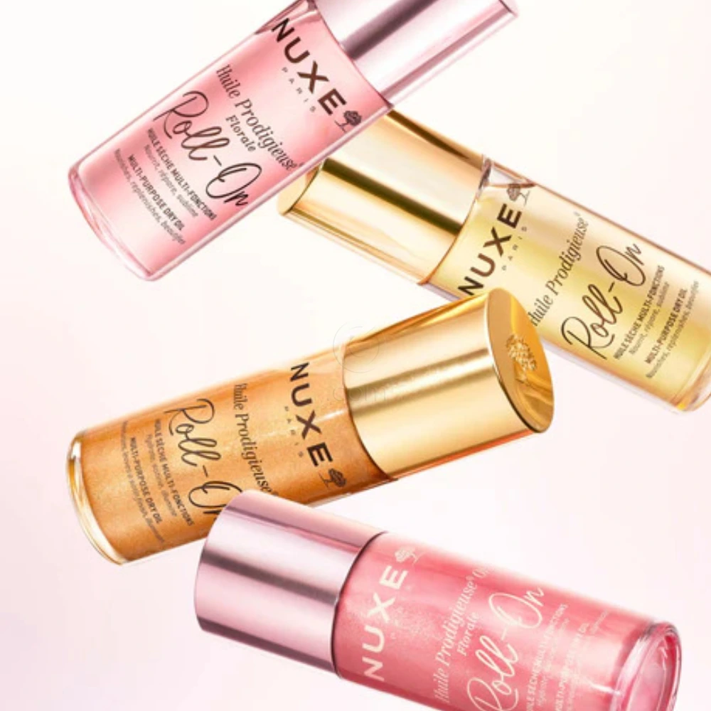 Nuxe Huile Prodigieuse Florale Roll-on, cvetlično suho olje za obraz, telo in lase (60 ml)